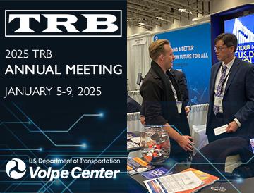 Image shows TRB Annual Meeting graphic January 5 through 9.